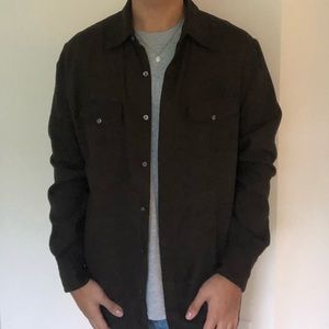 Men’s suede shirt